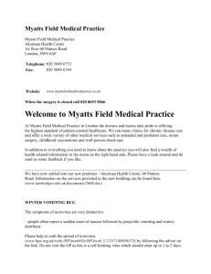 Practice Leaflet> - Goring & Woodcote Medical Practice