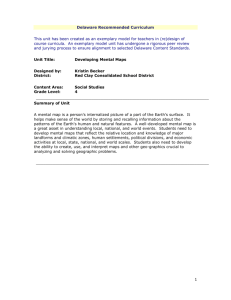 Developing Mental Maps - Delaware Department of Education