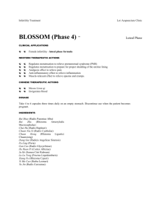 BLOSSOM (Phase 4) ™ - LoiAcupuncture.com