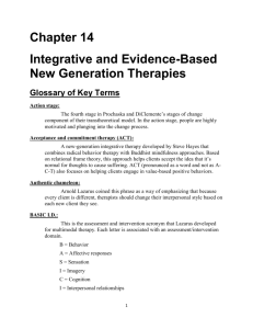Chapter 14 Integrative and Evidence