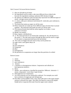 Unit 2 Lesson 5 & Lesson Review Answers they are all made up of