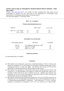 Data Sheet PBr3 - IUPAC Task Group on Atmospheric Chemical
