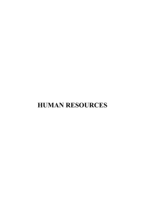 expatriate human resources - missions