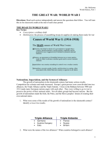 The Great War: World War 1
