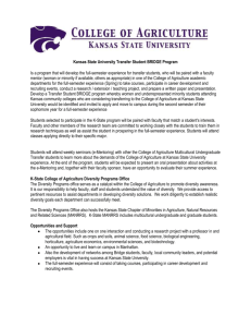 Kansas State University Transfer Student BRIDGE Program