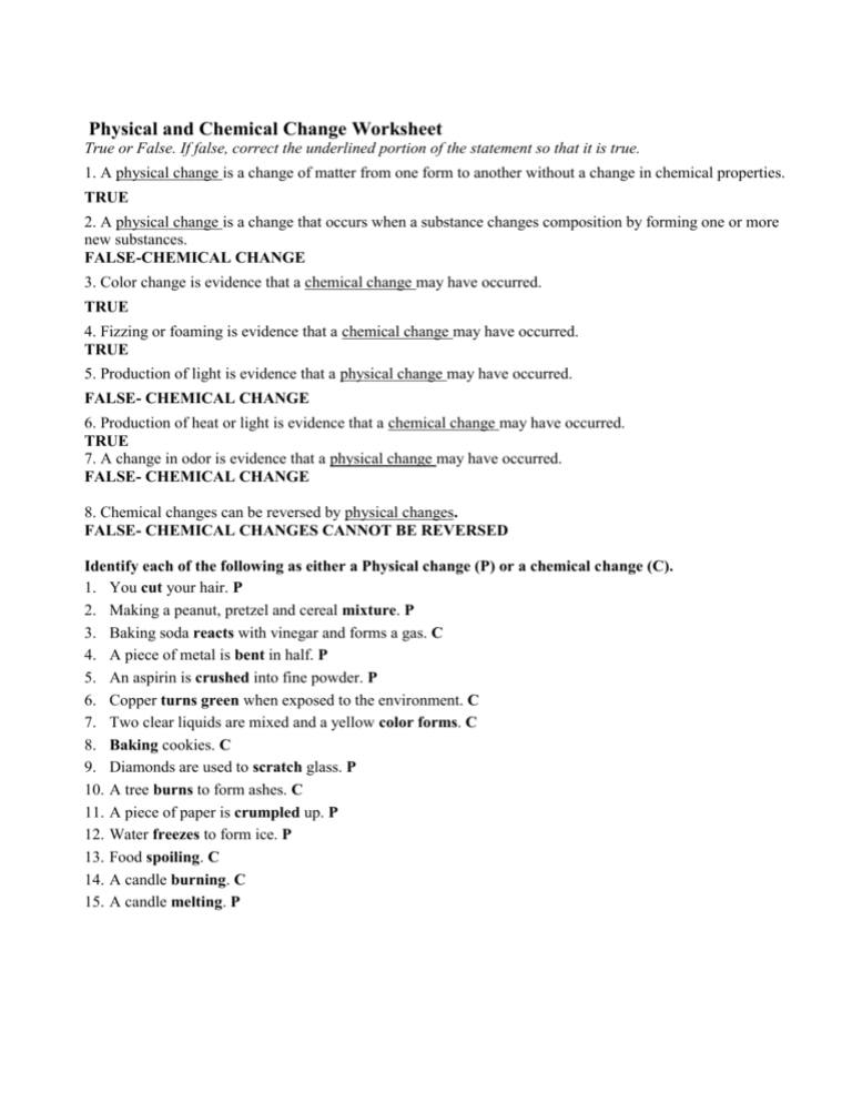 physical-and-chemical-change-worksheet