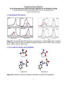 X-ray Photoemission Spectroscopic Signatures of Graphene Oxide