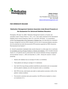 Strand Presents Diabetes Educators Association release v1