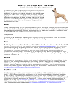 Click here for a Great Dane summary, written by me.