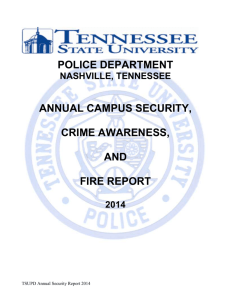 2014 Campus Security,Crime Awareness, and Fire Report