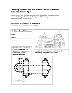 Creating a Handbook of Churches and Cathedrals from the Middle