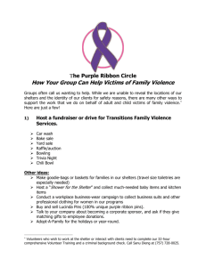 The Purple Ribbon Fundraising Corps