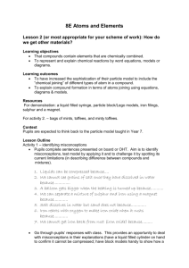 8E Atoms and Elements Lesson 2