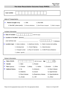 PAROS Case Report Form (CRF) (version: 2.0, word format)