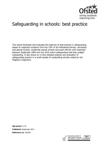 Safeguarding in schools
