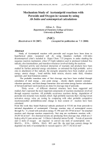 Mechanism Study of Acetamiprid reactions with