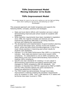 TOPs Improvement Model 2008 (WORD)
