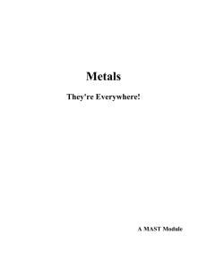 Complete Metals 3-18-96 - MAST Materials Science and