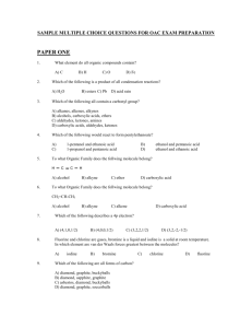 Practice Exam Multiple Choice