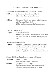 advent & christmas worship - St Andrew`s Parish Church Farnham