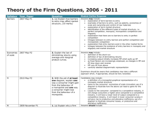 Development Questions May sessions, 2006 - 2011