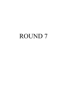 Round 7 - High School Quizbowl Packet Archive