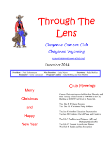 December 2014 - The Cheyenne Camera Club