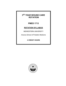 Wound Care (4 weeks) - Midwestern University