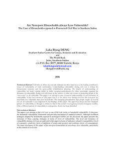 Are Non-poor Households always Less Vulnerable?