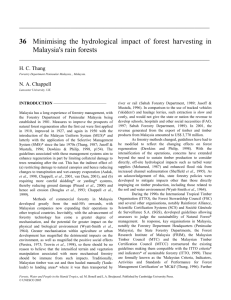 Guidelines for minimising the hydrological impact of commercial