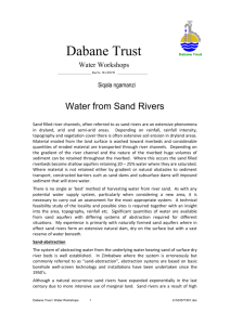 Water from Sand Rivers Dabane Trust