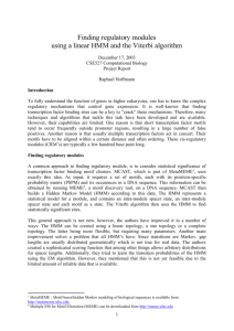 Finding regulatory modules