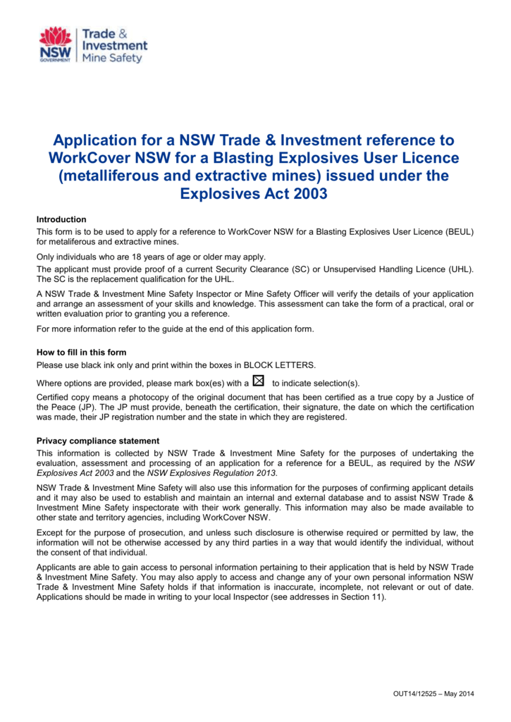 nsw trade investment mine safety