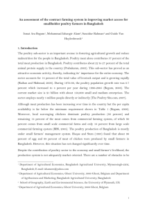 An assessment of the contract farming system in improving market