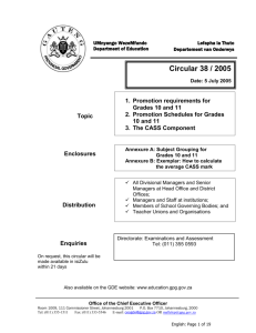 Circ.38.2005.Promotion requirements for Grades 10 and 11