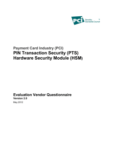 Document Changes - PCI Security Standards Council