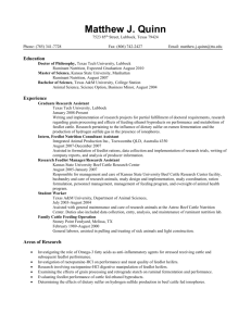 Matt Quinn Resume