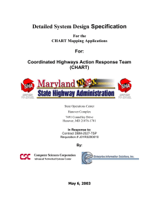 Mapping Detailed System Design Specification