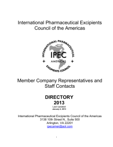 Abbott Laboratories, Inc - IPEC