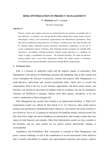 Strategy-Proof Risk Assessment and Optimization in Project