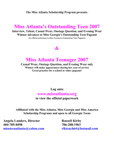 Pageant - Miss Atlanta