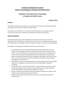 Guideline for - Canadian Psychological Association