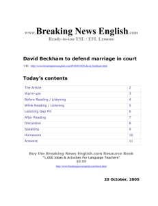 David Beckham to defend marriage in court