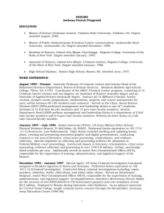 RESUME - Abraham Baldwin Agricultural College