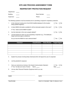 Respiratory Protection Request Form