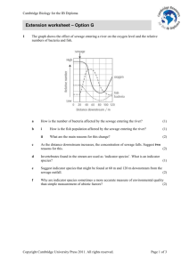 Extension worksheet – Option G - Cambridge Resources for the IB