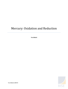 Mercury: Oxidation and Reduction