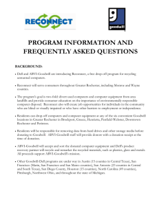 PROGRAM INFORMATION AND FREQUENTLY ASKED