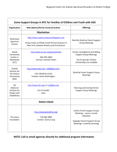 Support Groups in NYC for Families of Children