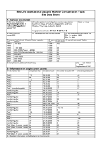 BirdLife International Aquatic Warbler Conservation Team
